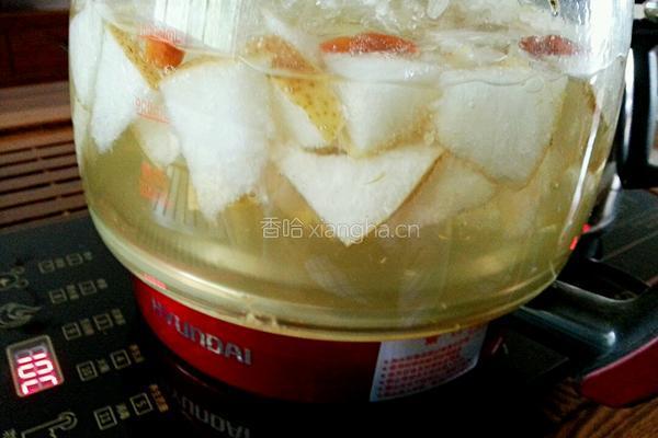 雪梨菊花茶的做法图解12