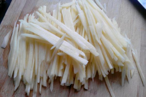 萝卜土豆丝的做法图解4