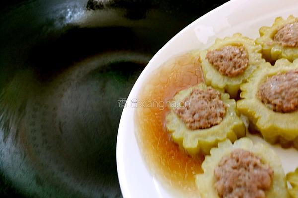 肉酿苦瓜的做法图解10