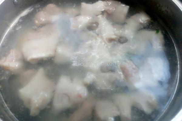 干豆角烧肉的做法图解2