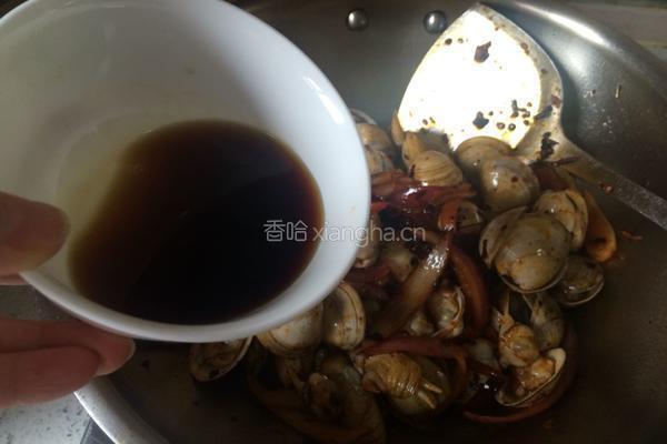 老干妈炒蚬子的做法图解10