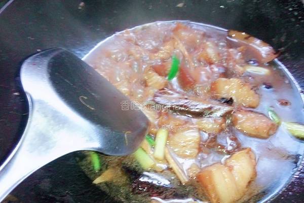 干豆角烧肉的做法图解7