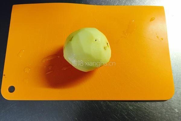 豆浆机版土豆牛奶浓汤的做法图解1