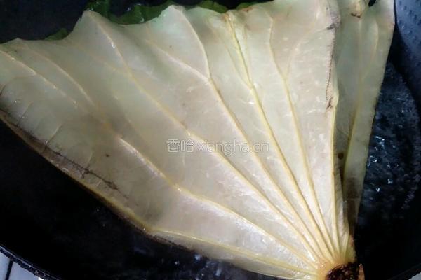 荷叶糯米饭的做法图解4