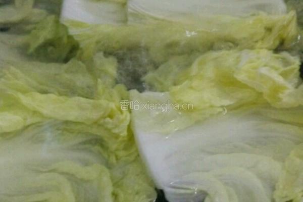 白菜肉卷的做法图解1