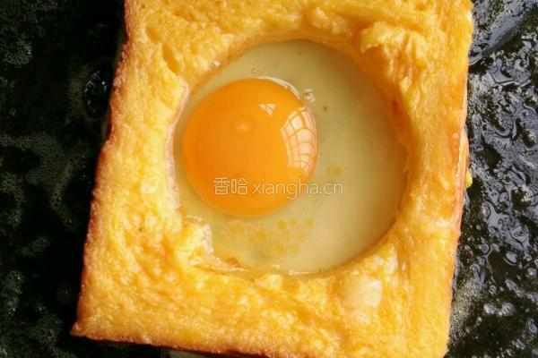 鸡蛋煎面包的做法图解6