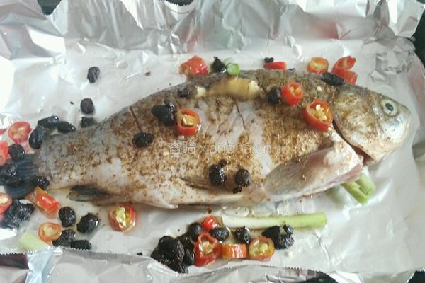 香辣豆豉烤鱼的做法图解5