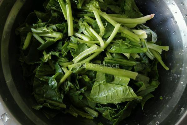 菠菜面筋的做法图解3
