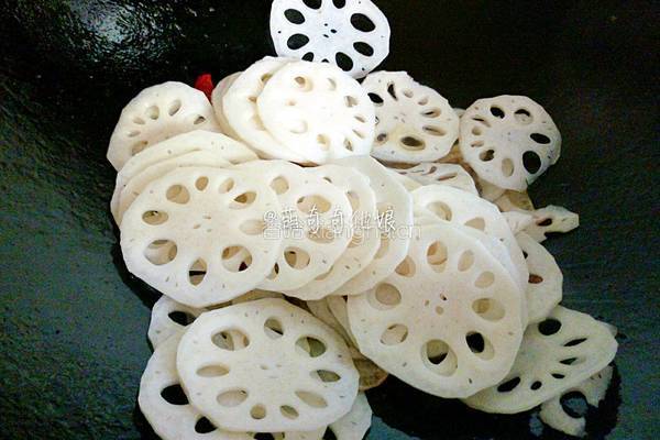 藕炒肉片的做法图解8