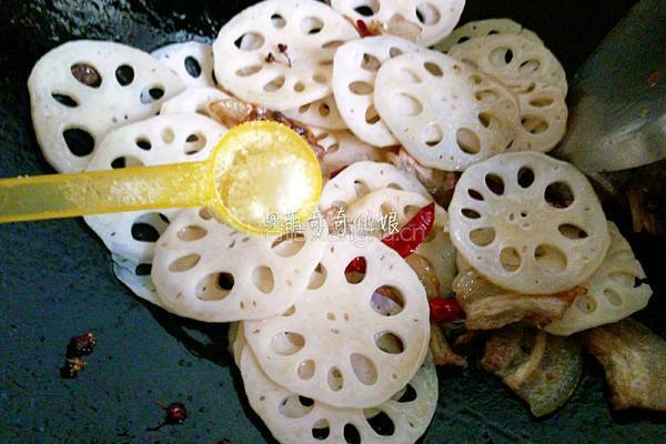 藕炒肉片的做法图解9