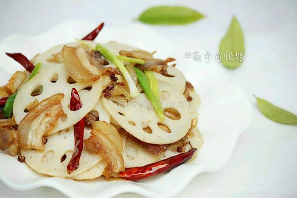 藕炒肉片的做法图解12