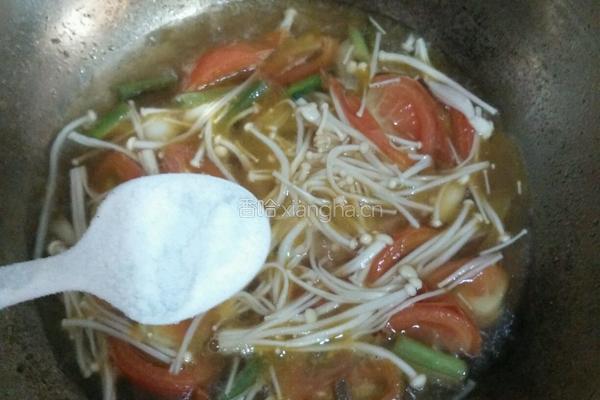 金针菇番茄汤的做法图解7