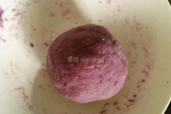 蒸紫薯饼的做法图解5