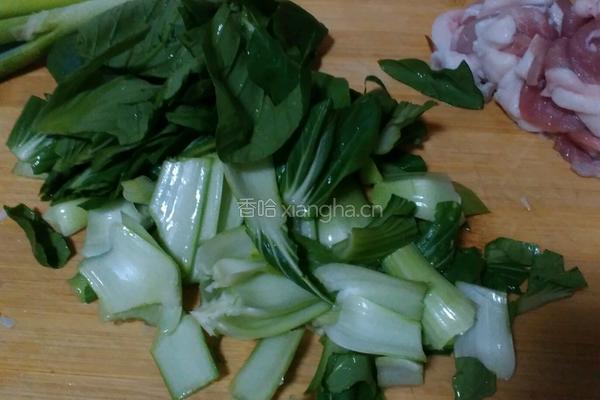 五花肉炒腐竹的做法图解3