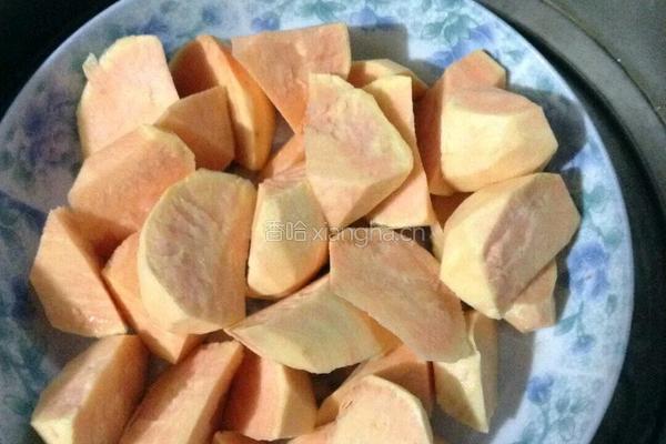 月饼馅红薯饼的做法图解1