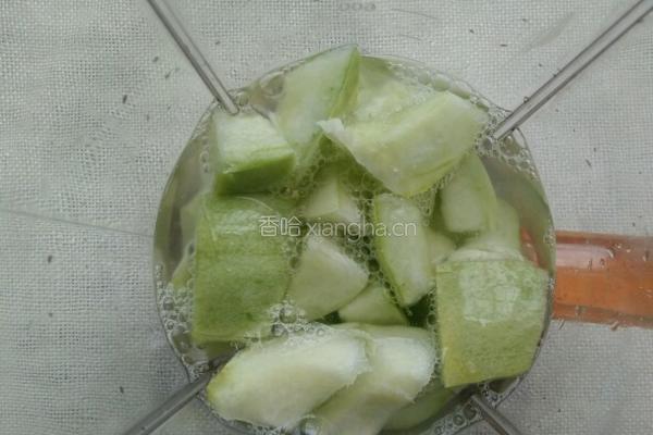香瓜汁的做法图解2