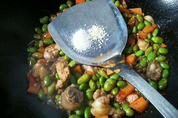 红烧毛豆米的做法图解8