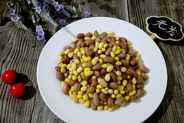 花生拌黄豆的做法图解6