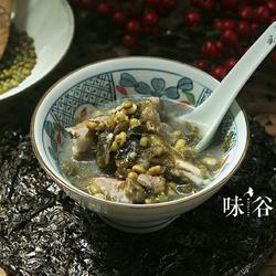 绿豆紫菜排骨汤的做法[图]