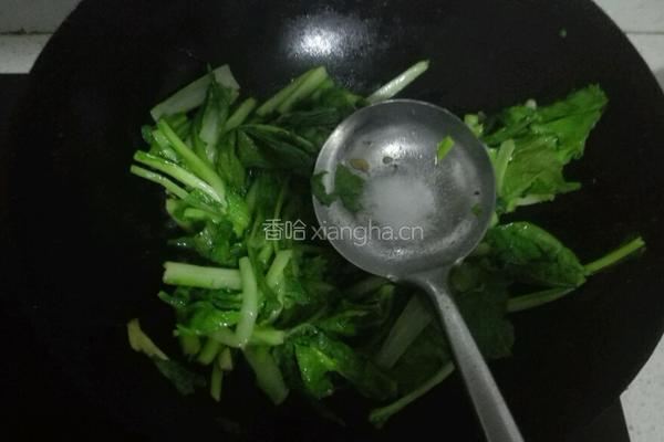 清炒小白菜的做法图解4