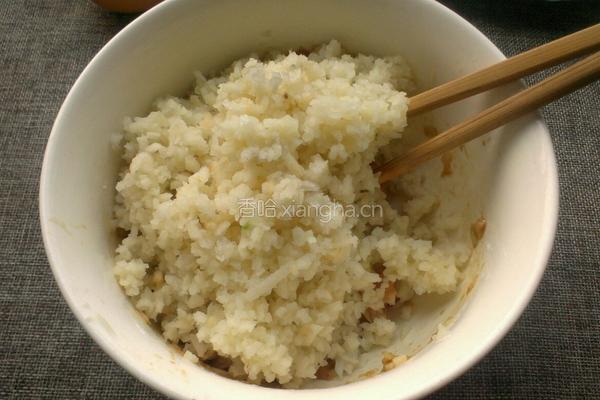 炸藕丸子的做法图解5