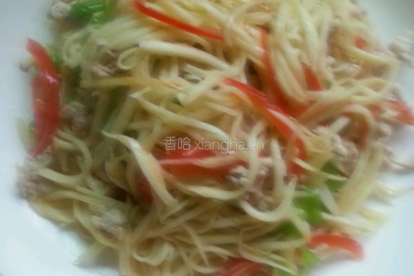 茭白炒肉丝