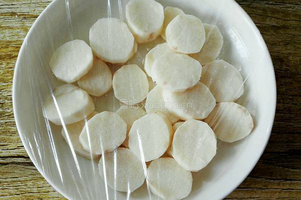 豆沙山药糕的做法图解2