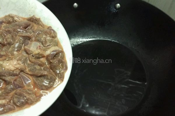 酱爆猪肝的做法图解5