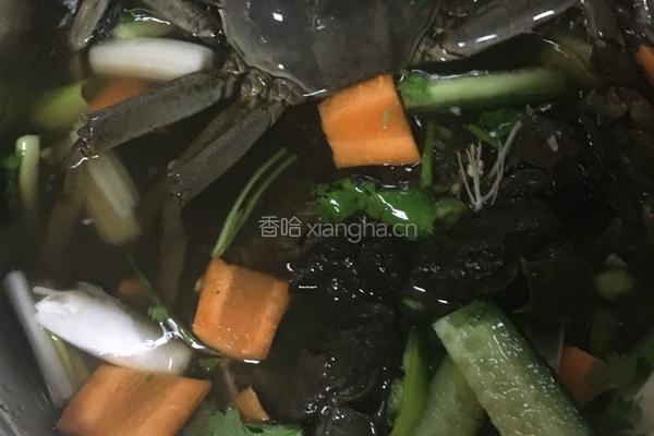 卤河蟹的做法图解14