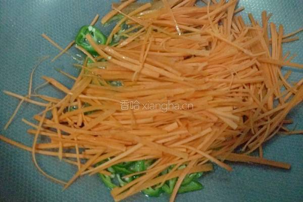 土豆胡萝卜丝的做法图解6