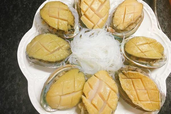 蒜蓉粉丝鲍鱼的做法图解6