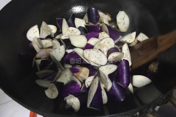 豆鼓茄子的做法图解4