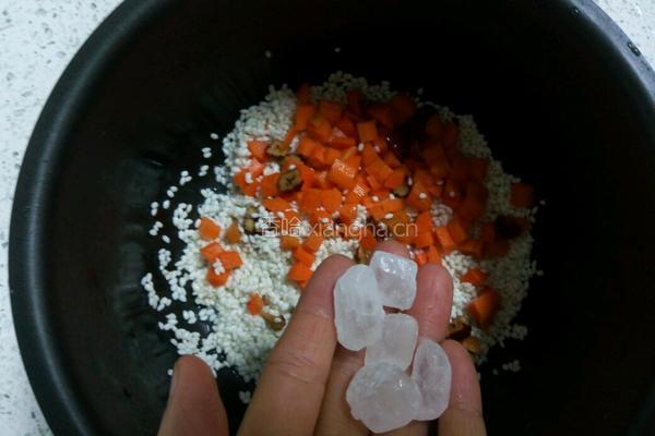 胡萝卜糯米饭的做法图解6