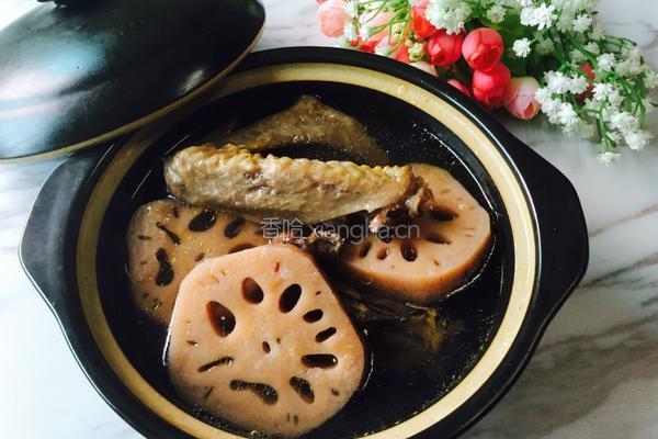 莲藕鸭汤的做法图解7