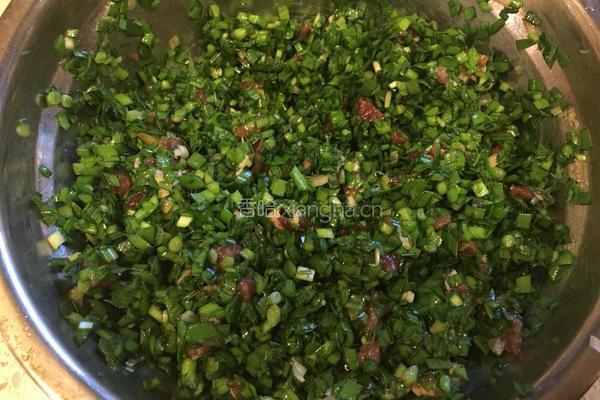 猪肉韭菜馅饼的做法图解5