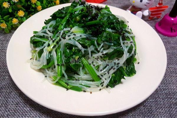 芝麻拌菠菜的做法图解5