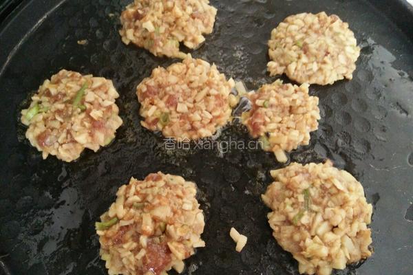 莲藕煎肉饼的做法图解6