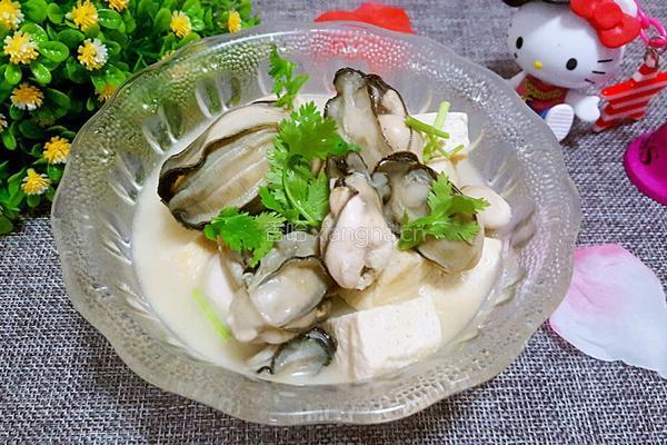 海蛎焖豆腐的做法图解6