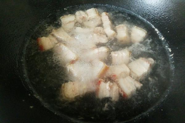 红薯烧肉的做法图解4