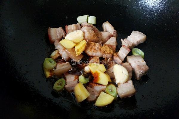 红薯烧肉的做法图解7