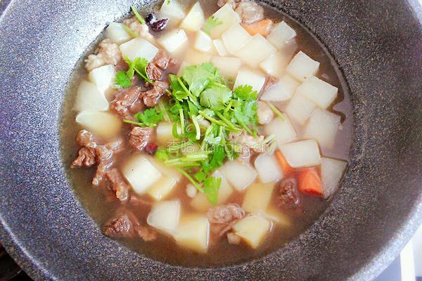 牛肉炖萝卜土豆的做法图解9