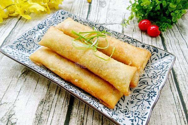 西葫芦三丝春卷的做法图解18