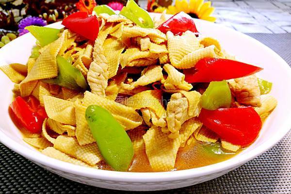 尖椒炒干豆腐的做法图解13