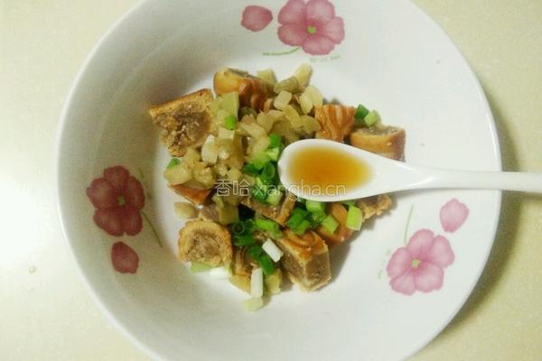 凉拌月饼的做法图解4