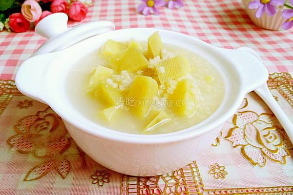 红薯小米粥的做法图解5