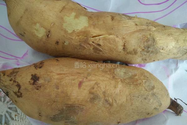 微波烤红薯的做法图解3