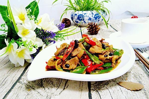 豆豉双椒炒鹅肉