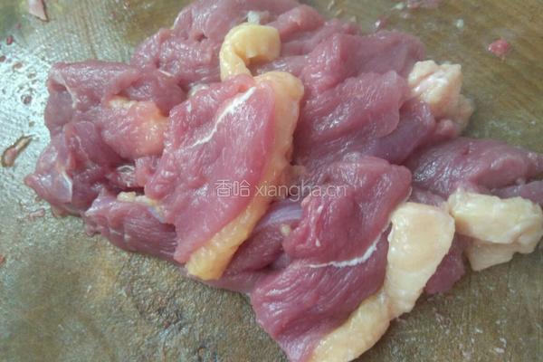 豆豉双椒炒鹅肉的做法图解1