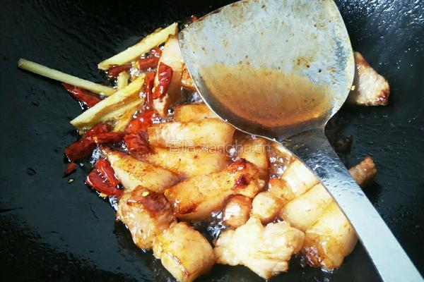 缸豆干红烧肉的做法图解5