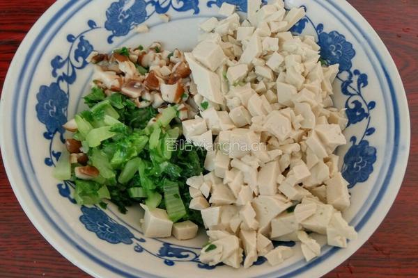 香菇豆腐馅包子的做法图解6